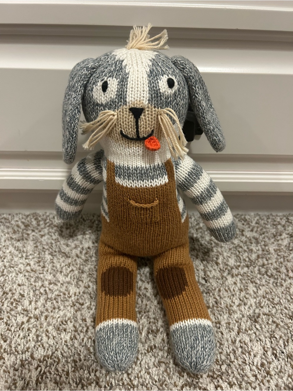 Handmade Knit Dog Stuffed Animal